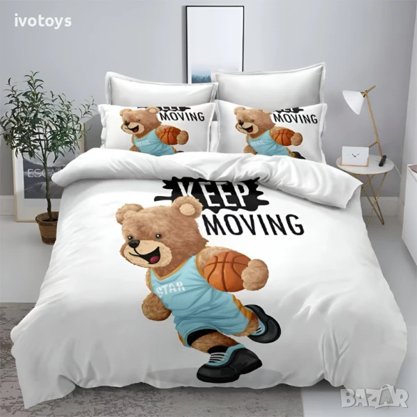 Двулицево спално бельо, 6 части (реално изображение) - Модел WS18080, снимка 1