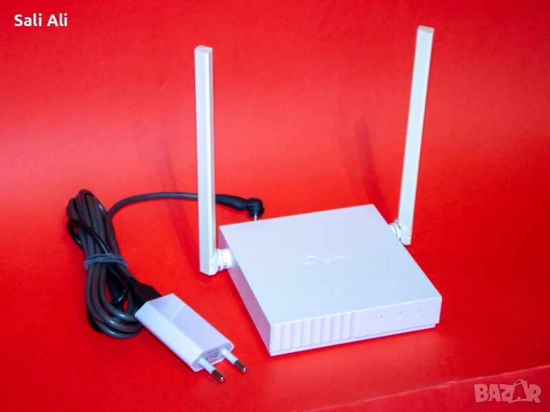TP-Link TL-WR844N — Безжичен N Рутер 300 Mbps, 4 LAN порта, 2 антени, снимка 1