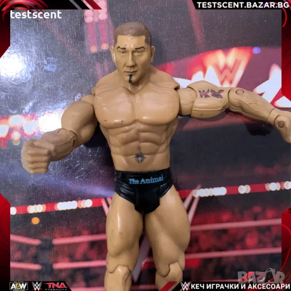 Екшън фигура WWE Батиста Batista Dave Bautista Jakks Pacific 2005 Ruthless Aggression figure играчка, снимка 1