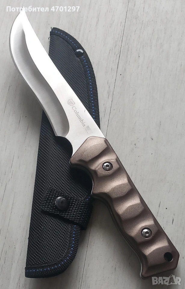Ловен нож Columbia с калъф , снимка 1