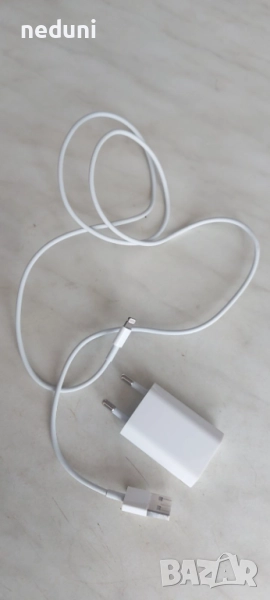 Oригинален USB адаптер (зарядно) Apple iPhone 5W, снимка 1