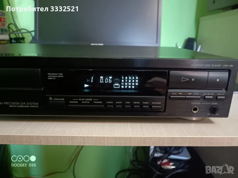 CD player Sony CDP-291, снимка 1