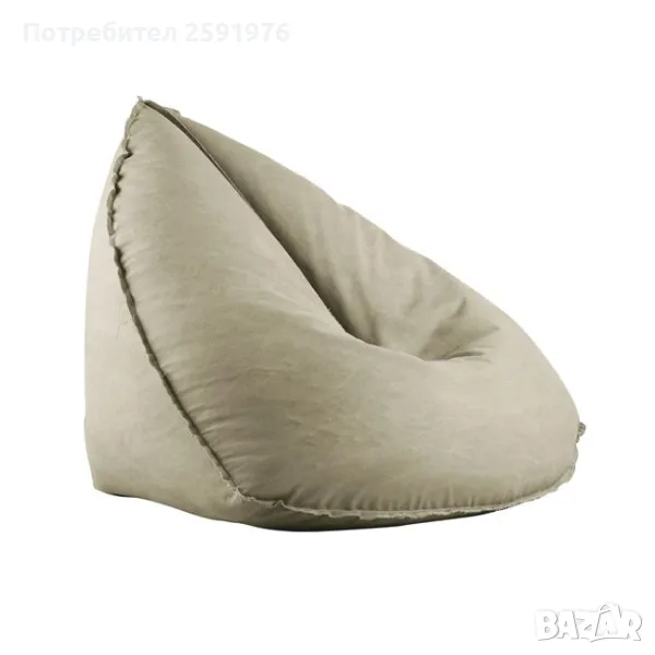 Пуф LAGOS 100% водоустойчив, в цвят пясъчен , снимка 1