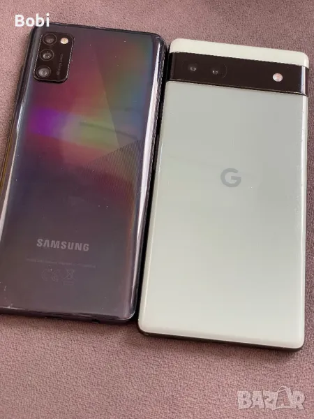 google pixel 6a и samsung galaxy a31, снимка 1