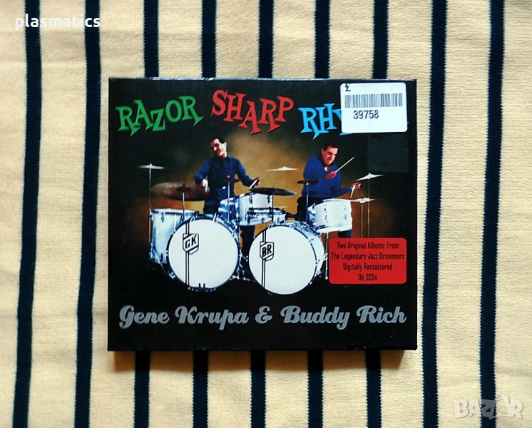 CDs(2CDs) - Gene Krupa & Buddy Rich-jazz drummers, снимка 1