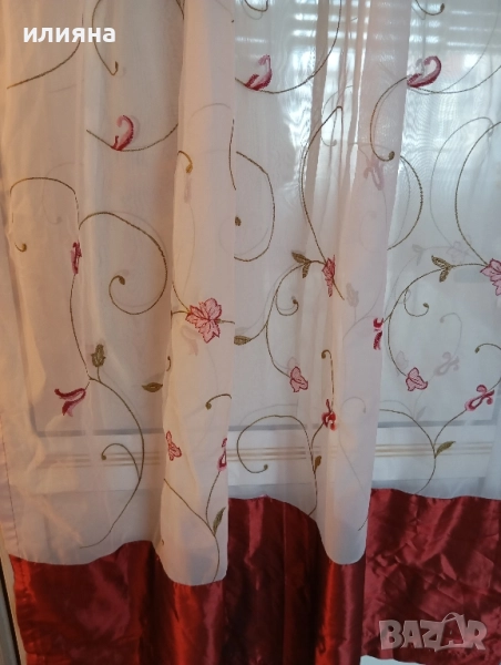 Пердета с бродерия -2 броя , снимка 1