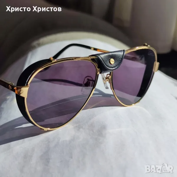 Луксозни слънчеви очила Cartier CT0296S 002, снимка 1