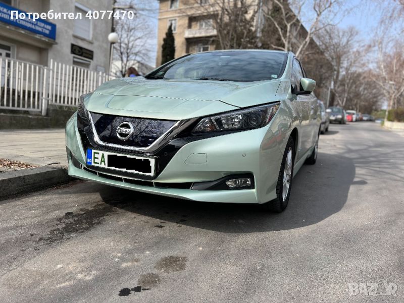 Nissan Leaf ZE1 N-Connecta, ProPilot, 40kw, 100% батерия, снимка 1