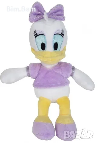 Оригинална плюшена играчка Disney Mickey and friends - Дейзи / Daisy / 20 см, снимка 1
