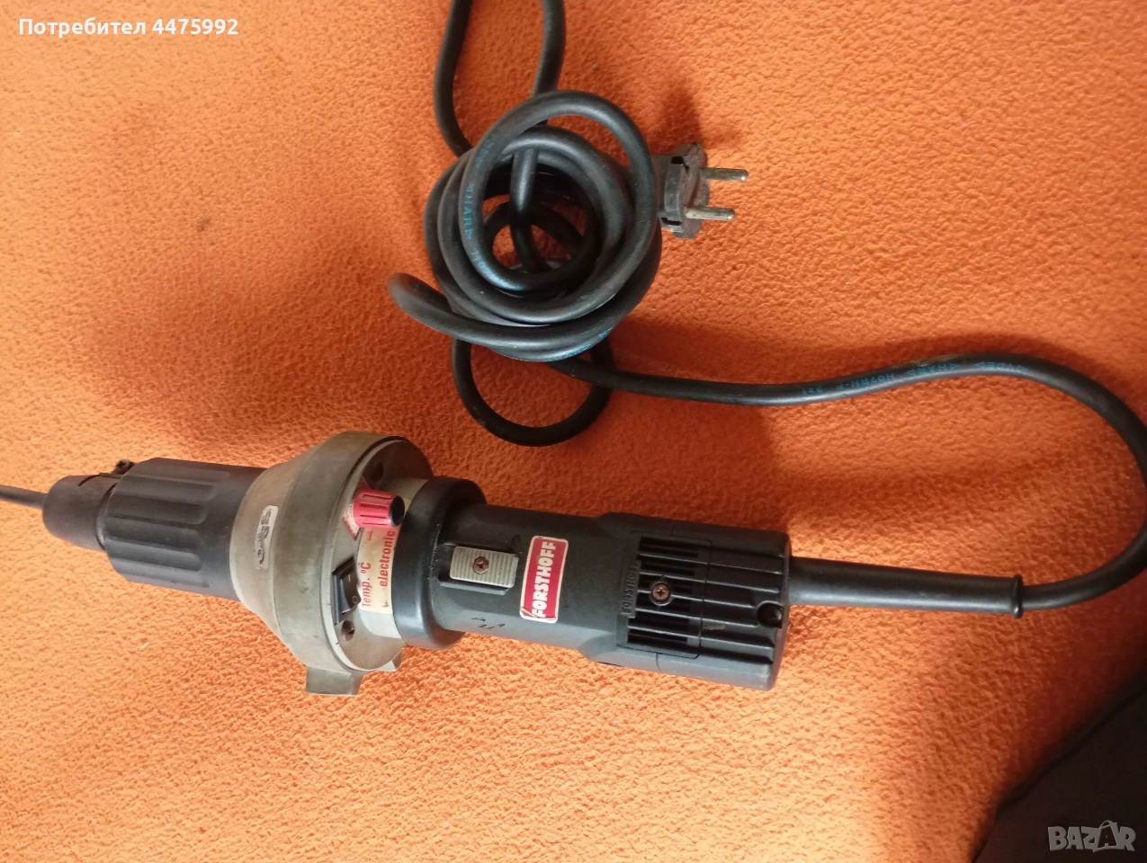 Поялник с топъл въздух , снимка 1