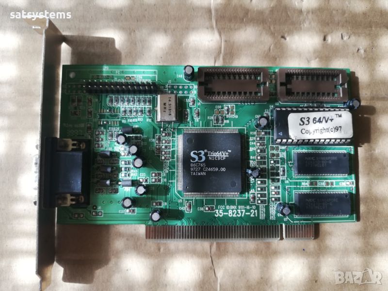  Видео карта S3 Super Trio64V+ 1MB PCI, снимка 1