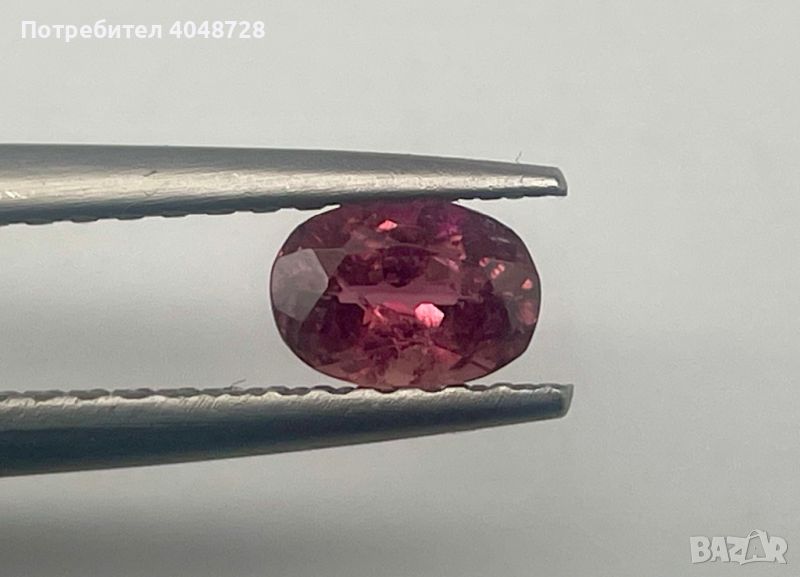 Естествен рубелит - 0.69ct. - Мозамбик, снимка 1