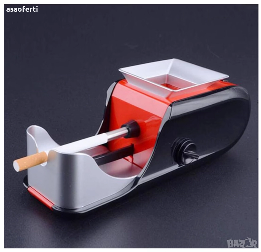 🚬 Електрическа Машинка за Пълнене на Цигари – Автоматичен Пружинен Механизъм, Регулиране на Плътнос, снимка 1