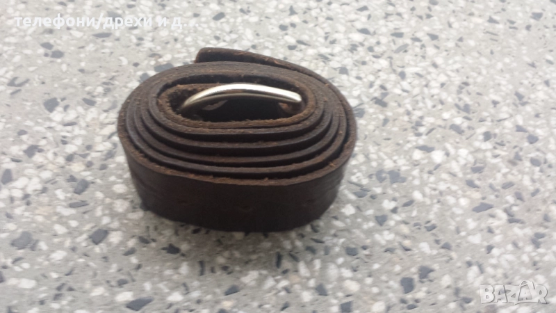 Кафяв кожен колан Red Star в отлично състояние (105 см), снимка 1