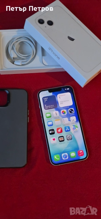 iPhpne 13 Starlight 128GB 89% battery-БЕЗУПРЕЧЕН- ПЪЛЕН КОМПЛЕКТ!, снимка 1
