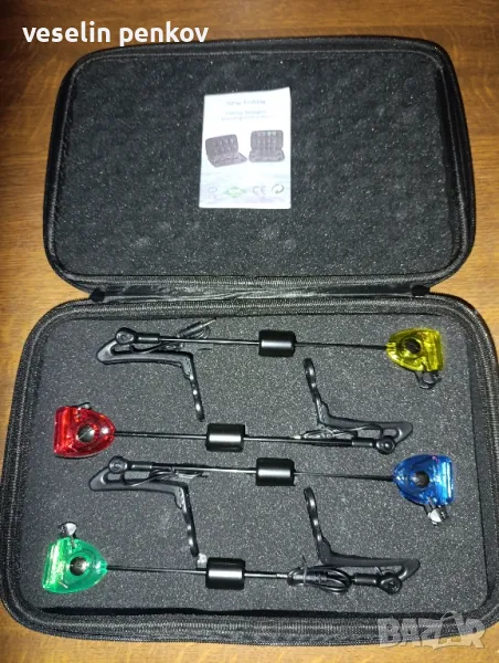 Обтегачи за сигнализатори 4 броя в защитен кейс - Нови , снимка 1