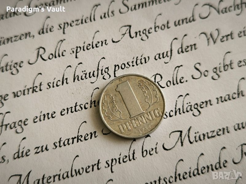 Монета - Германия - 1 пфениг | 1960г.; серия А, снимка 1