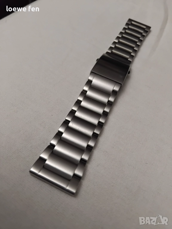 Верижка за часовник 24 мм масивна неръждаема стомана !, снимка 1