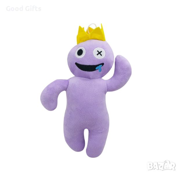 ПЛЮШЕНА ИГРАЧКА ROBLOX RAINBOW FRIENDS, 28cm, Лилава, снимка 1