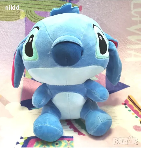  30 см Стич stitch голяма плюшена играчка синьо човече, снимка 1