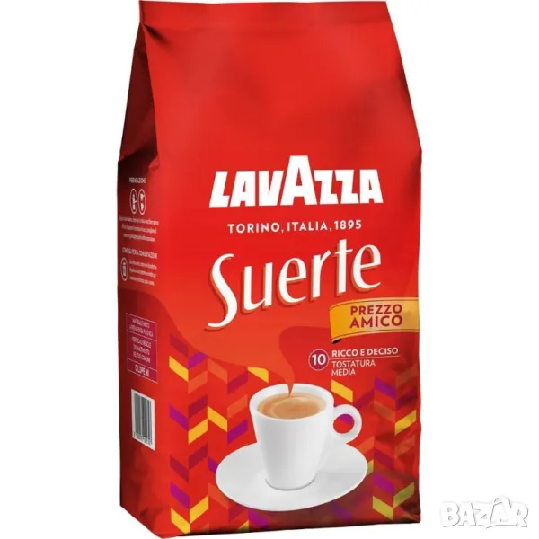 Кафе на зърна Lavazza Suerte – 1 кг., снимка 1