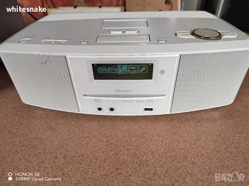 Denon Wireless Network CD Music System S-52, снимка 1