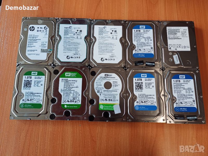 1TB SATA хардове 3,5" - 10бр., снимка 1