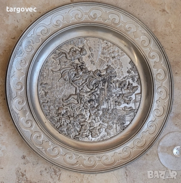 калаена чиния "сватба", снимка 1