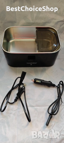 TRAVELISIMO Електрическа кутия за обяд 80W, 1.8L, 12V/24V/220V, снимка 3 - Термоси - 53145671