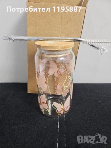 Стъклена чаша , снимка 5 - Чаши - 52362998