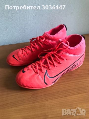 Детски футболни бутонки Nike Mercurial 38.5 номер, снимка 1 - Футбол - 46173470