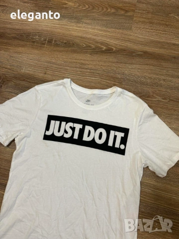 Оригинална мъжка тениска Nike  Just Do It Box Crewneck T-Shirt , М размер, снимка 3 - Тениски - 54219742
