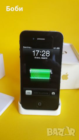 iPhone 4S (8gb) Black IOS 6.1.3, снимка 1 - Alcatel - 46130153