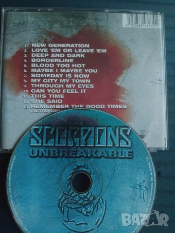 Scorpions – Unbreakable - матричен диск музика