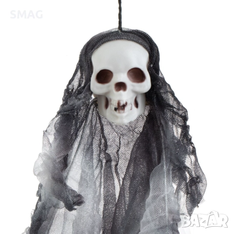Halloween / Хелоуин висящ скелет с плат – декорация_1244365, снимка 3 - Декорация за дома - 52008564