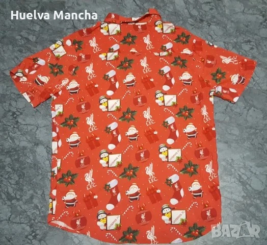 Риза с къс ръкав на Ливърпул/Liverpool, снимка 3 - Фен артикули - 50722894