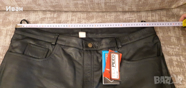 Кожен мото панталон, снимка 7 - Панталони - 54063134
