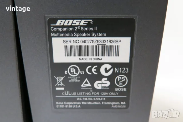 BOSE Companion 2 Series II, снимка 6 - Слушалки и портативни колонки - 47161652