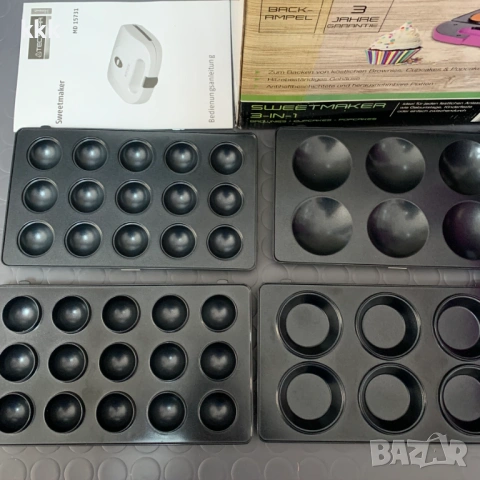 Уреди за печене на сладкиши TECSTAR 3in1, снимка 6 - Други - 53171692