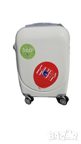 Куфар за ръчен багаж SUPER LIGHT 55x36x22: "360 градуса колела , тежи 1.5кг.Твърдо покритие"", снимка 4 - Куфари - 45747107