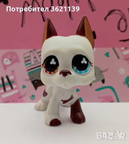 Оригинална Littlest pet shop lps фигурка, играчка, куче, снимка 3 - Фигурки - 46100997