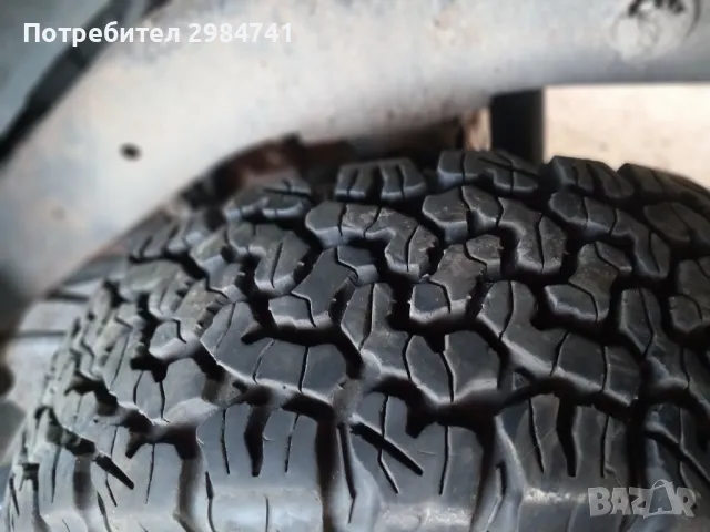 bfgoodrich trail terrain t/a ko2 lt 235/75r15 104/101s, снимка 3 - Гуми и джанти - 47138105