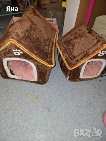 Къща - легло с мека възглавница за котки и кучета, за домашни любимци, снимка 11 - За котки - 49395476