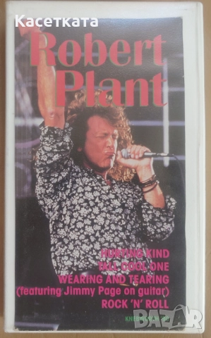 Видеокасета VHS Robert Plant – Knebworth '90