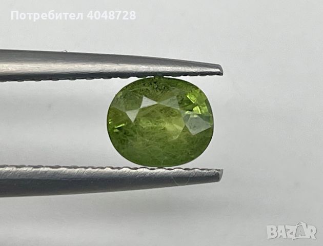 Естествен зелен сапфир 1.59ct. - Мадагаскар, снимка 1 - Други - 45603201