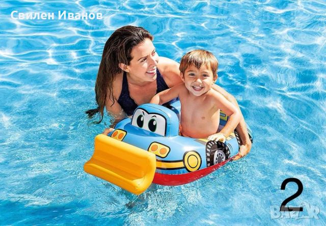 Запазете вашето дете безопасно във водата с модерния детски надуваем пояс I n t e x 59586NP!, снимка 6 - Басейни и аксесоари - 45323909