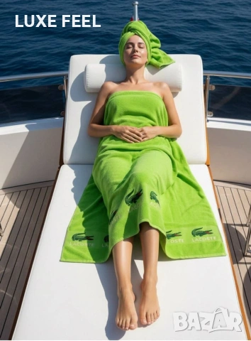 Hermes ⚜️ Lacoste ⚜️ Gucci ⚜️Dior⚜️2бр Хавлии , снимка 2 - Хавлиени кърпи - 53902084