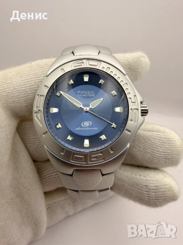 Мъжки Часовниик Fossil Blue Aluminium 100М