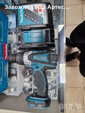 Ударен Винтоверт / Бормашина Makita DHP458Z , 18V , 91 Nm, снимка 2 - Винтоверти - 47396439