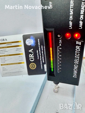 Сребърни обеци с мойсанит (Диамант) 1.5 карата, снимка 11 - Обеци - 53775865